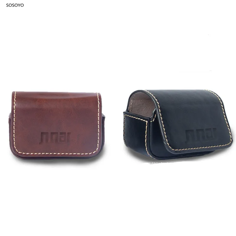 

PU Leather Storage Bags Mini Protative Case Cover Carrying Box For Gopro DJI OSMO ACTION Sports Camera Accessories 2 colors