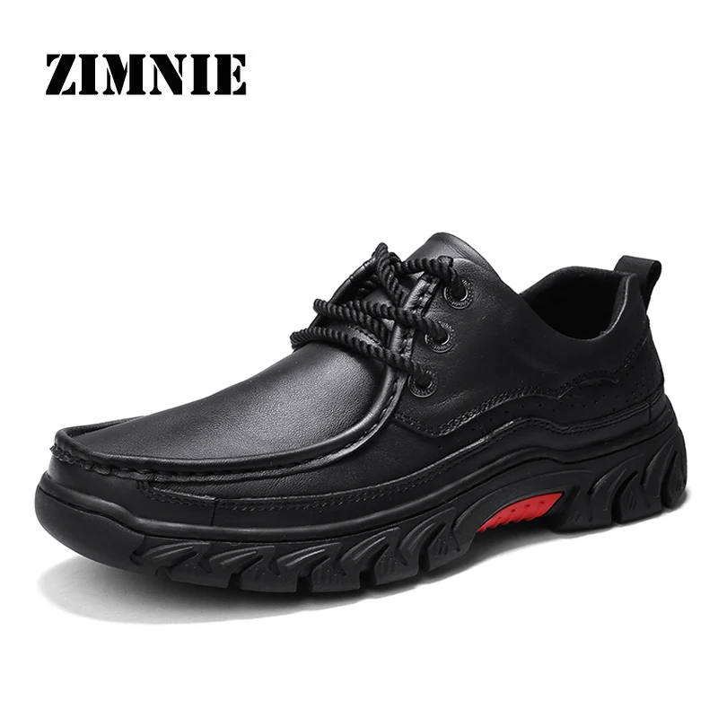 

ZIMNIE New Genuine Leather Loafers Men Moccasin Sneakers Flat High Quality Casual Men Shoes Male Footwear Boat Shoes Size 38-48