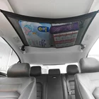 Сетка для хранения на потолок автомобиля SUV, карманная сетка на крышу автомобиля, сетка для хранения и уборки внутри салона автомобиля, аксессуары для интерьера