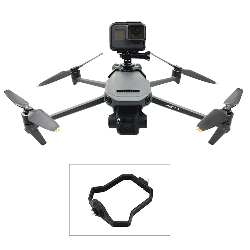 

Удлинитель верхней части камеры для дрона DJI Mavic 3, комплект заполняющего летающего света с винтовым отверстием 1/4 дюйма, кронштейн для Mavic 3 ...