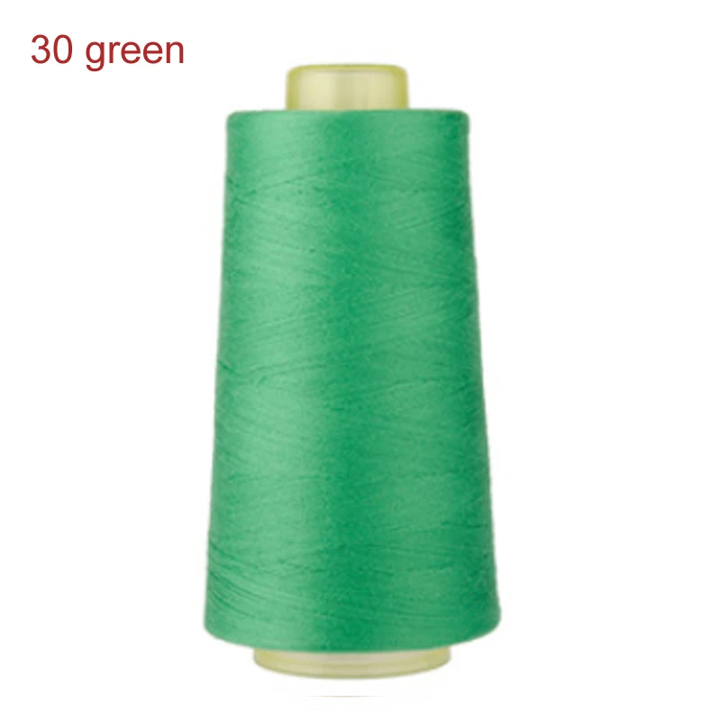 30 green 3000 ярдов Длина швейная нить 40 S/2 нити полиэфирная нить многоцветная катушка Швейные аксессуары - Цвет: 30 green