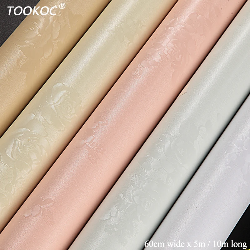 Домашний Декор 3D ПВХ тиснение стикер на стену s бумажные обои с цветочным