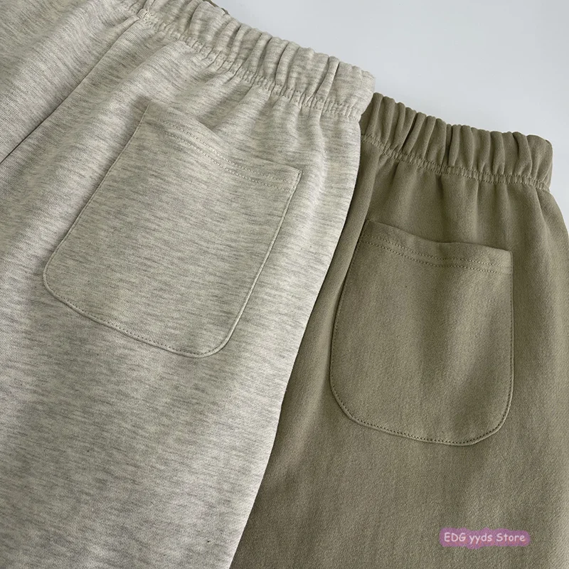 Fw21 Men's Jogging ESSENTIALS pants 1:1 Jerry Lorenzo designer brand printed letters 100% cotton hip hop loose Unisex sweatpants | Мужская