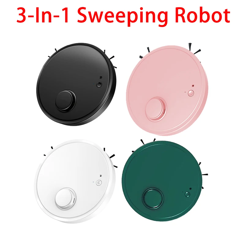 

1200Pa Robot Vacuum Cleaner 3-In-1 Auto Rechargeable Smart Sweeping Robot Dry Wet Sweeping Vacuum Cleaner Smart Floor Cleaner