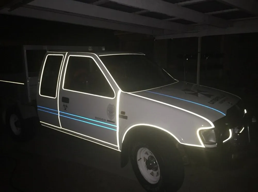 Светоотражающая лента для автомобиля Стикеры s Забавный наклейка DIY светильник