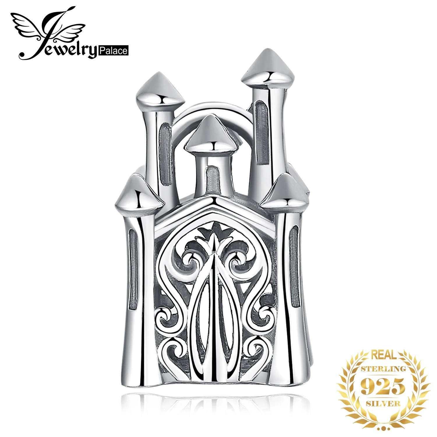 JewelryPalace 925 пробы серебро роялти любовь замок Шарм бусины для матери и дочери Новинка года Лидер продаж красивые подарки