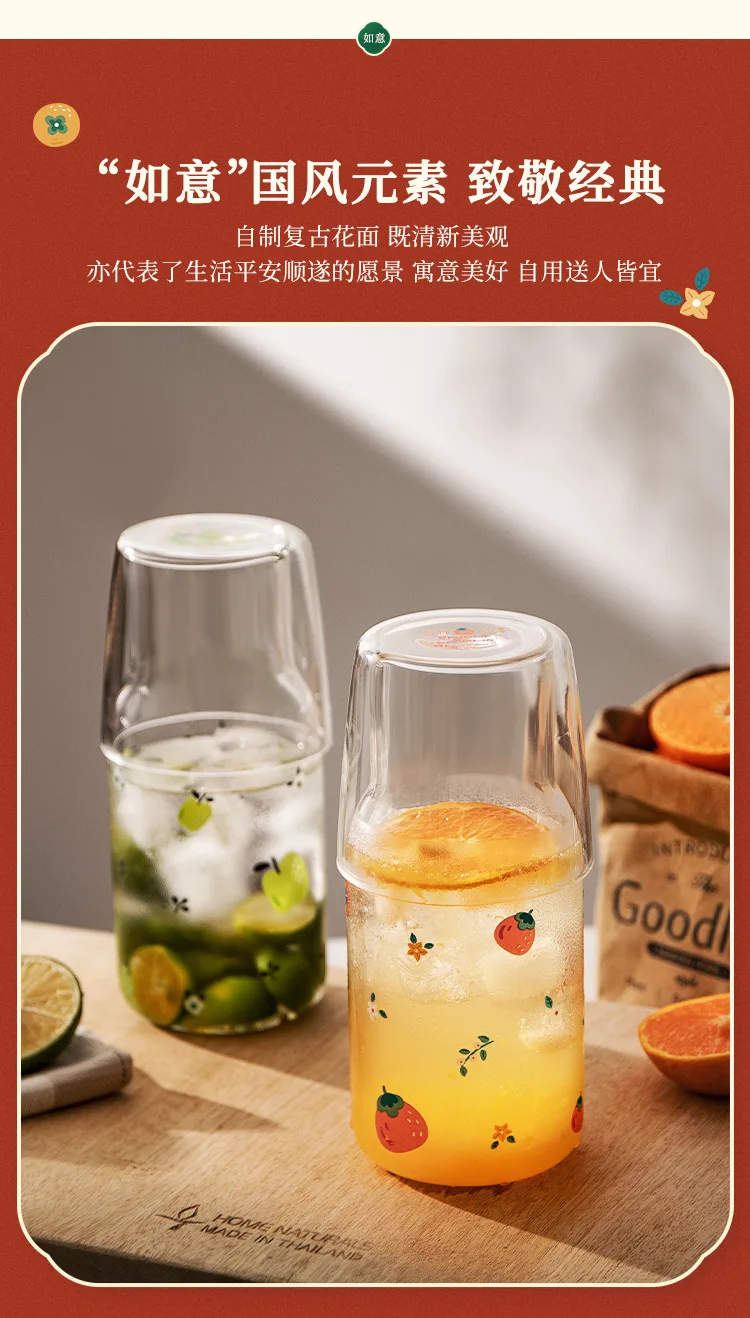 Стеклянная бутылка для холодной воды одного человека набор из одной кастрюли