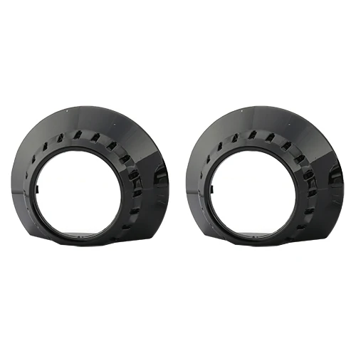 

Car Styling Shrouds For Bi-Xenon Projector Headlights Lens DIY Cover Lamp chrome coated Masks For Hella Q5 Lens