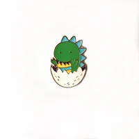 1pcs fashion enamel brooch pin dinosaur brooches for women pins for backpacks hat clothes lapel pin badge jewelry gift