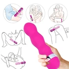 Многоскоростной вагинальный вибратор, анальная пробка для клитора, интимные изделия, секс-игрушки для женщин, мужчин, женщин, Мастурбаторы в форме яйца