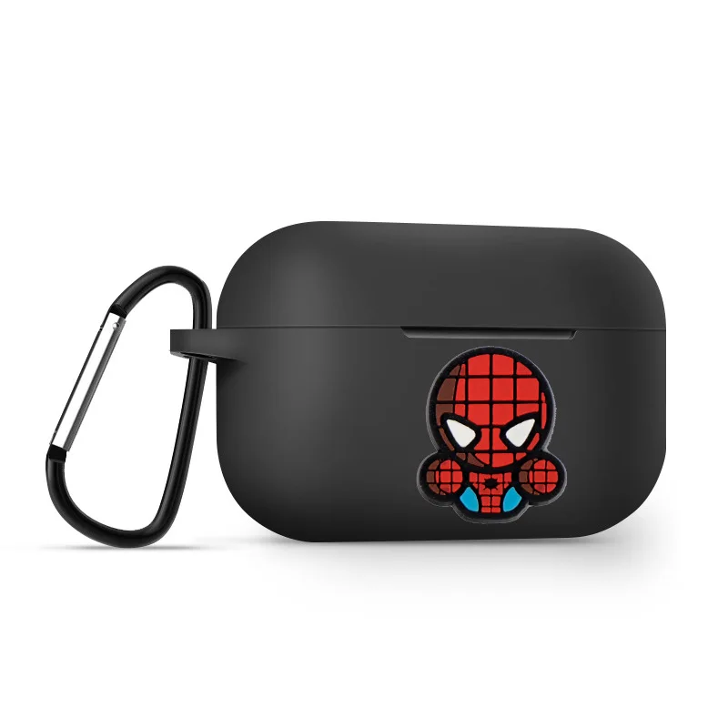 3D Marvel Бэтмен Белл человек паук брелок наушники гарнитура силиконовый чехол для Apple Airpods pro Air pods 3 Bluetooth чехол