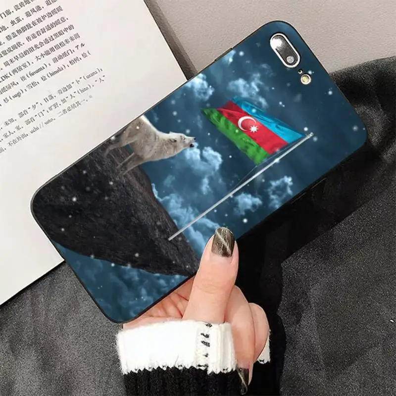 Чехол для телефона с флагом Азербайджана iphone 13 8 7 6 6S Plus X 5S SE 2020 XR 11 12 pro XS MAX |