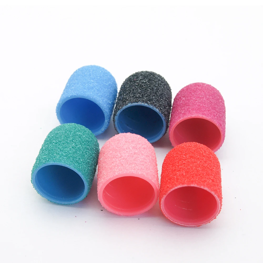 Колпачки шлифовальные для педикюра и ногтей 10 шт.