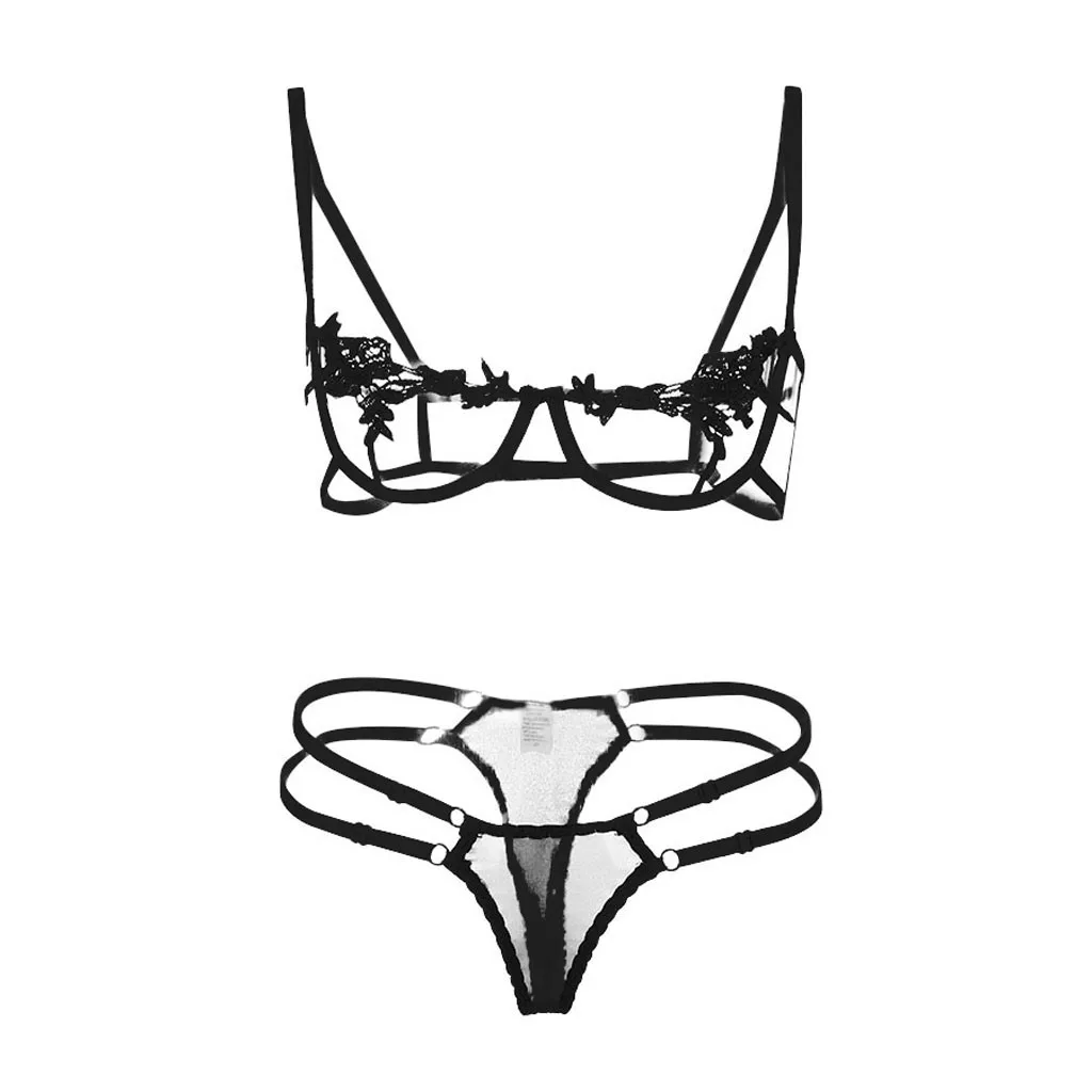 Набор Белья с кружевной аппликацией набор бюстгальтер Белье для сна | Женская