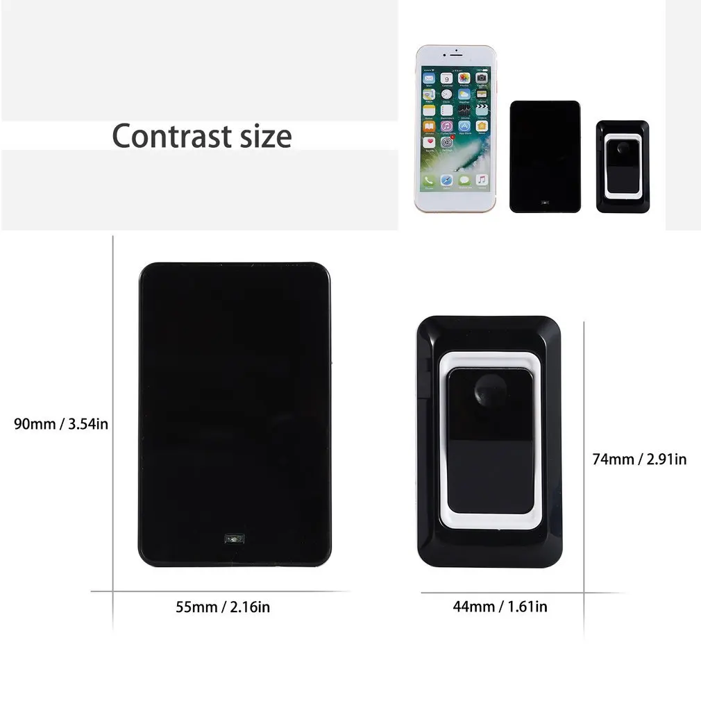 

Wireless Doorbell Portable Wirless Digital Cordless Door-Bell Kit Waterproof 1000ft/ 300m Range with Plug-in Receivers