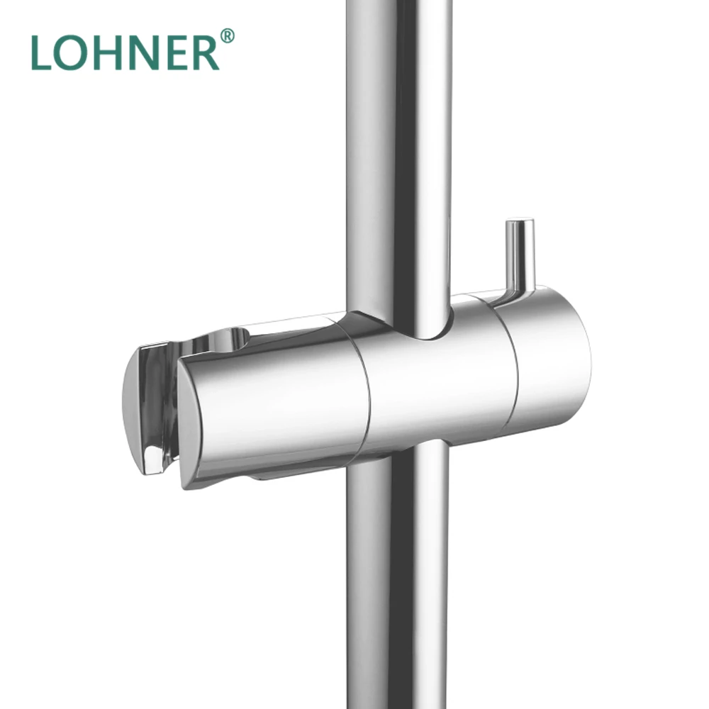 

Lohner ручной Насадки для душа Держатель ползунок Высота Регулируемый угол опрыскиватель держатель душевая штанга Замена