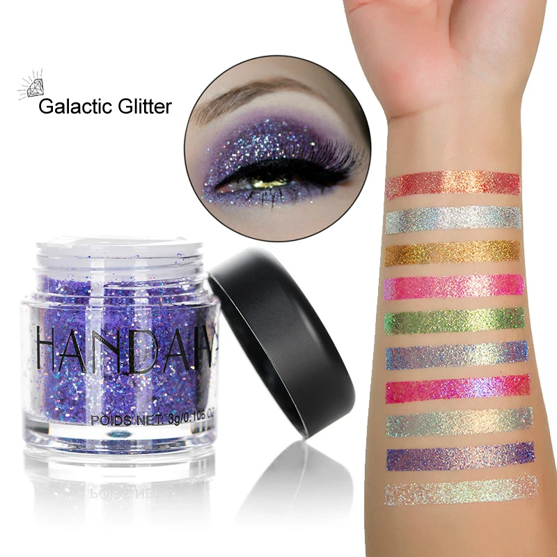 10 цветов косметика глаза губы лицо макияж блеск мерцающая пудра монохромный для