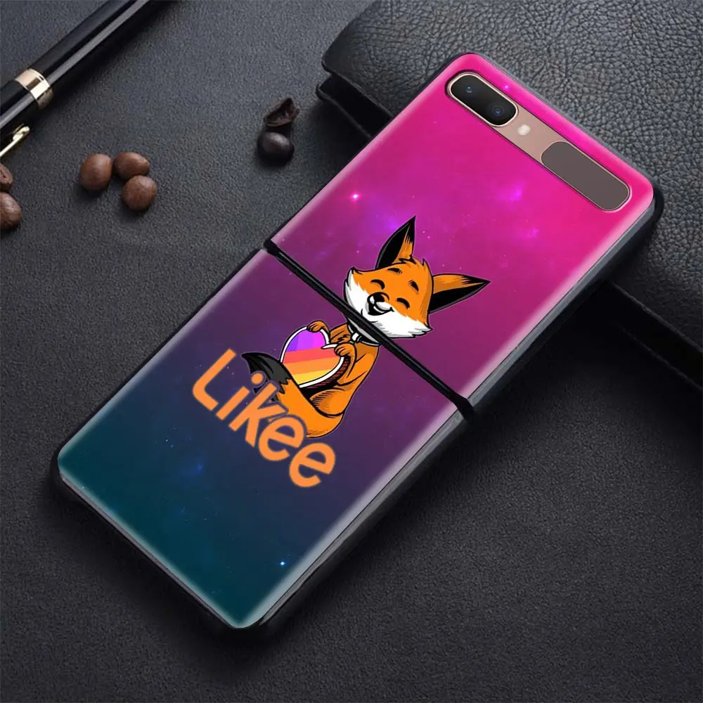 

Cute Likee For Samsung Galaxy Z flip Case Slim Protective Shell Shockproof Hard Cover Skin Smartphone Accessories