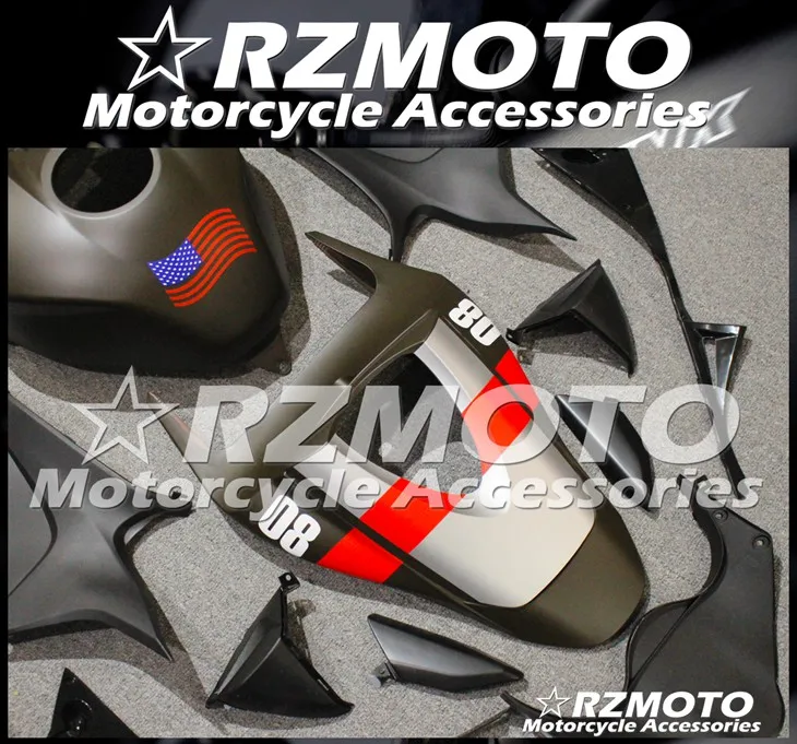

New ABS Motorcycle Whole Fairings Kit Fit For Honda CBR600RR F5 07 08 2007 2008 bodywork set Custom shark