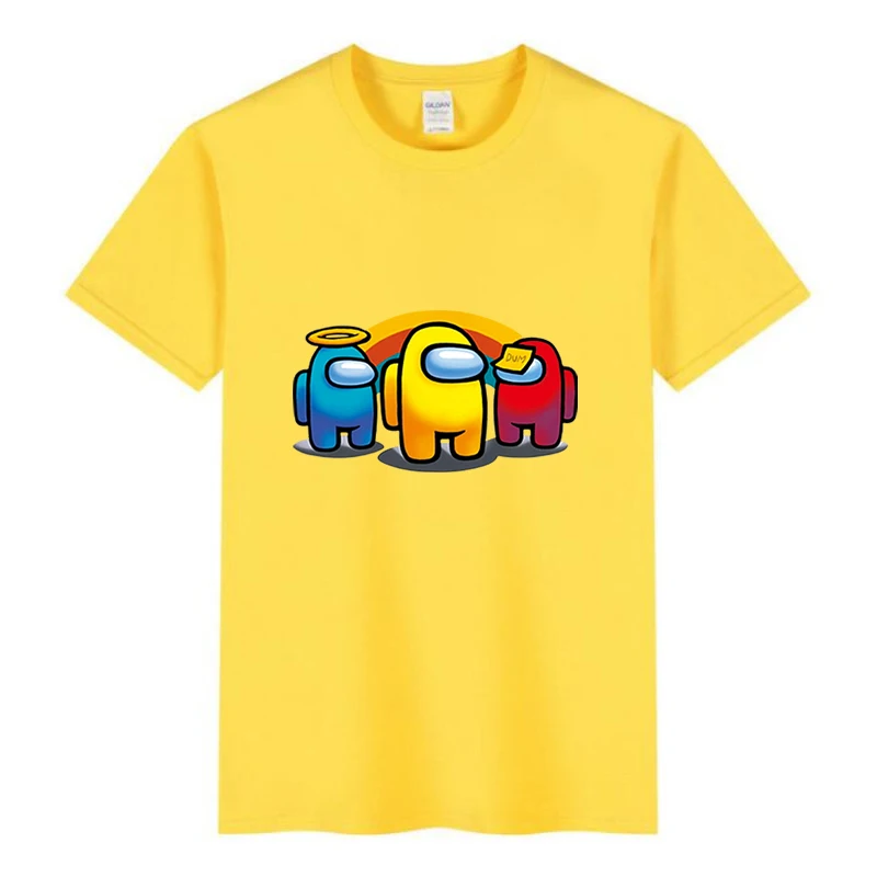 

Among Us Kids T-Shirt Print Girls Funny Clothes Boys Costume Children Summer Tops Hot Game Baby Tshirts Tops
