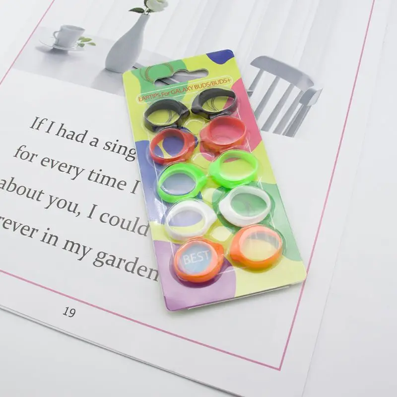 

10 Pcs Headphone Earplug Soft Silicone for Wireless Bluetooth Headset SM-R170 SM-R175 In-Ear Earphones Replacement Cover