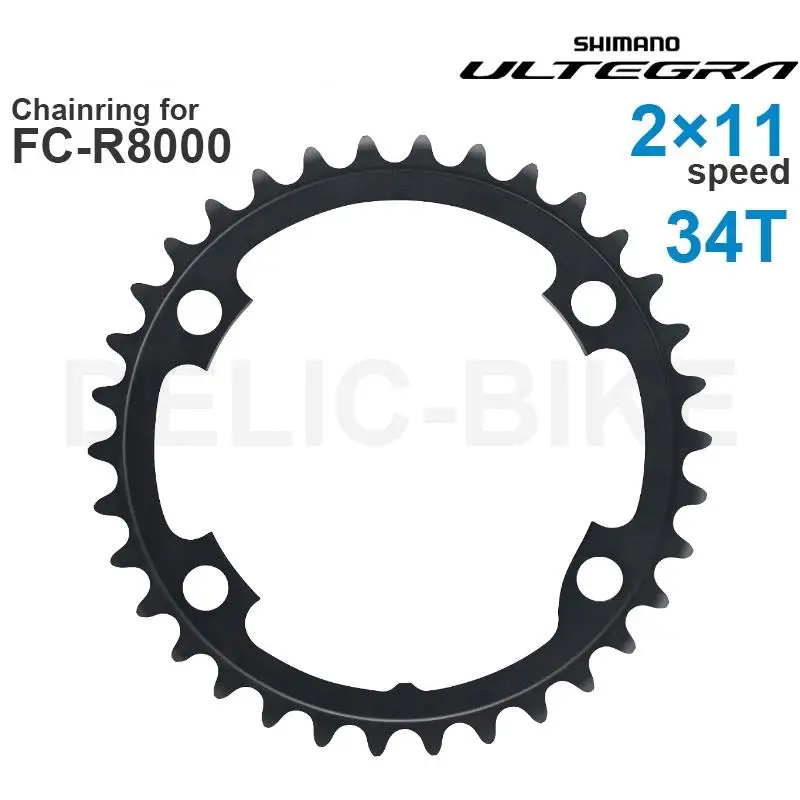 SHIMANO ULTEGRA R8000 2x11v Chainring 46T 50T 52T 53T 34T 36T 39T для кривошипа FC-R8000 2x11 speed P.C.D. Оригинальные