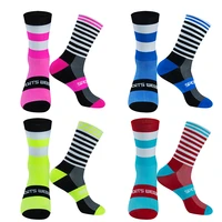 2021 professional team cycling socks knee high mtb bike socks high quality outdoor sports sock running socks basketball socks