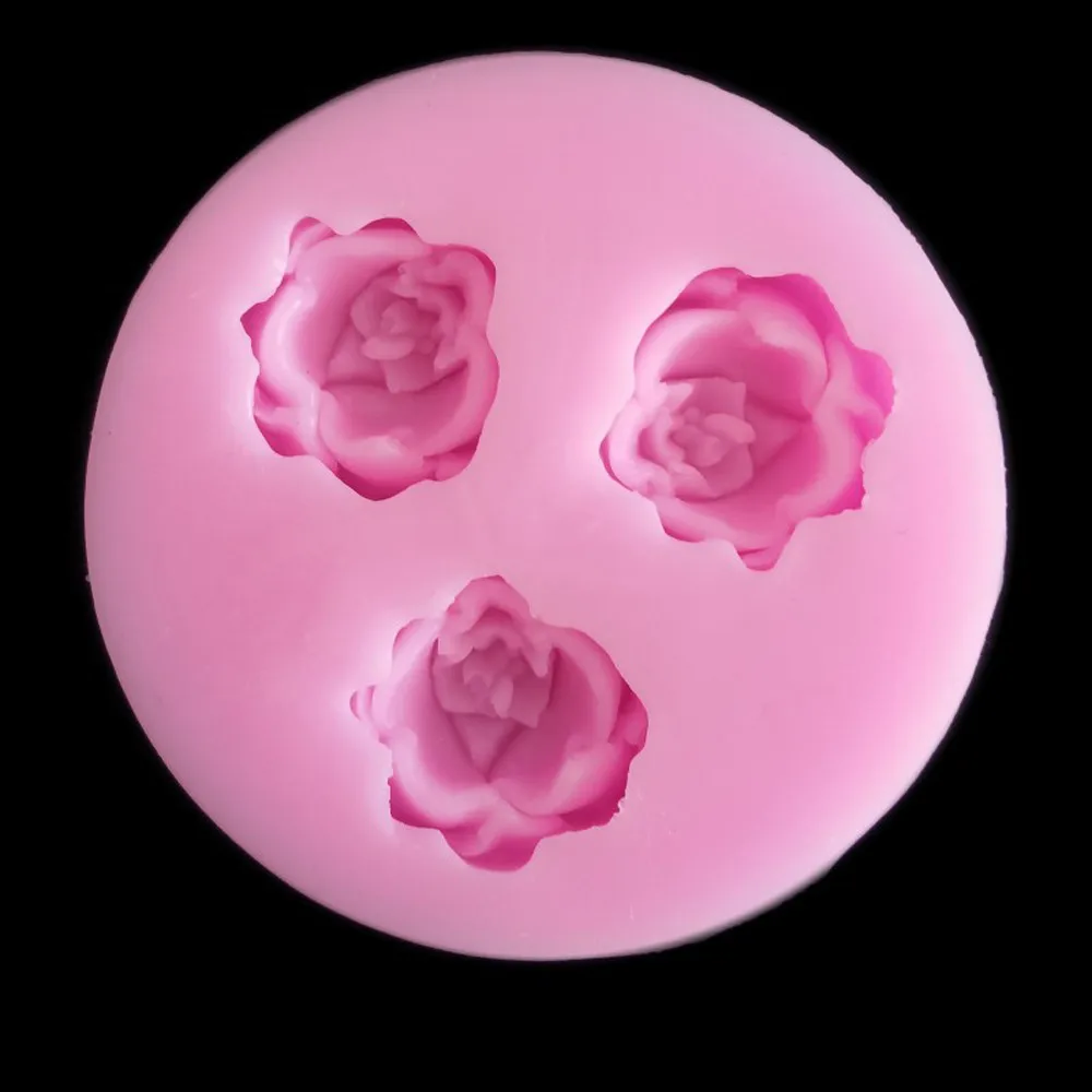 

3d Flower Silicone Molds Fondant Craft Cake Candy Chocolate Sugarcraft Ice Pastry Baking Tool Mini Decorating Молд Baking Gadget