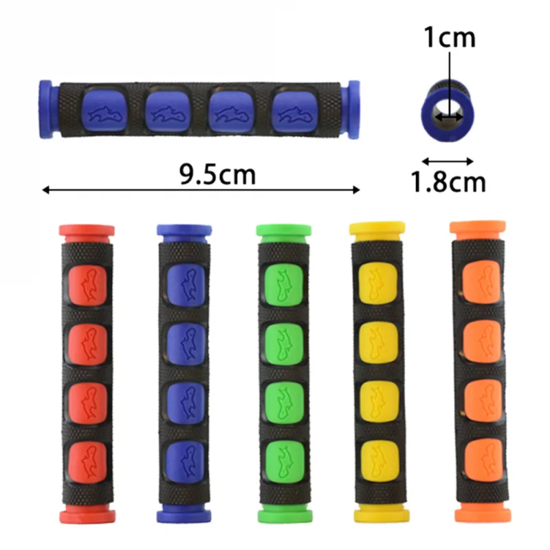 

1 Pair Soft Anti-Slip durable Brake Handle Silicone Sleeve Motorcycle Bicycle Protection Cover Protective Handlebar Accessories