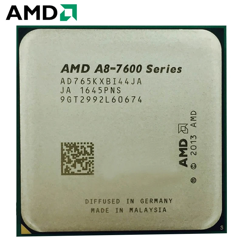 

AMD A8-Series A8 7650K APU A8 7650 CPU Processor 4MB 95W 3.3GHz Quad-Core AD765KXBI44JA Socket FM2+