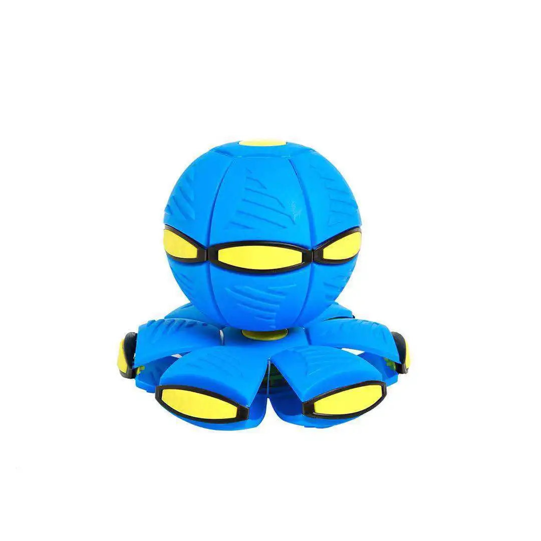 Flying UFO Flat Throw Disc Ball With Light Stress ball Soccer Toy for Kid Outdoor Garden Beach Game Children's sports balls toys images - 6