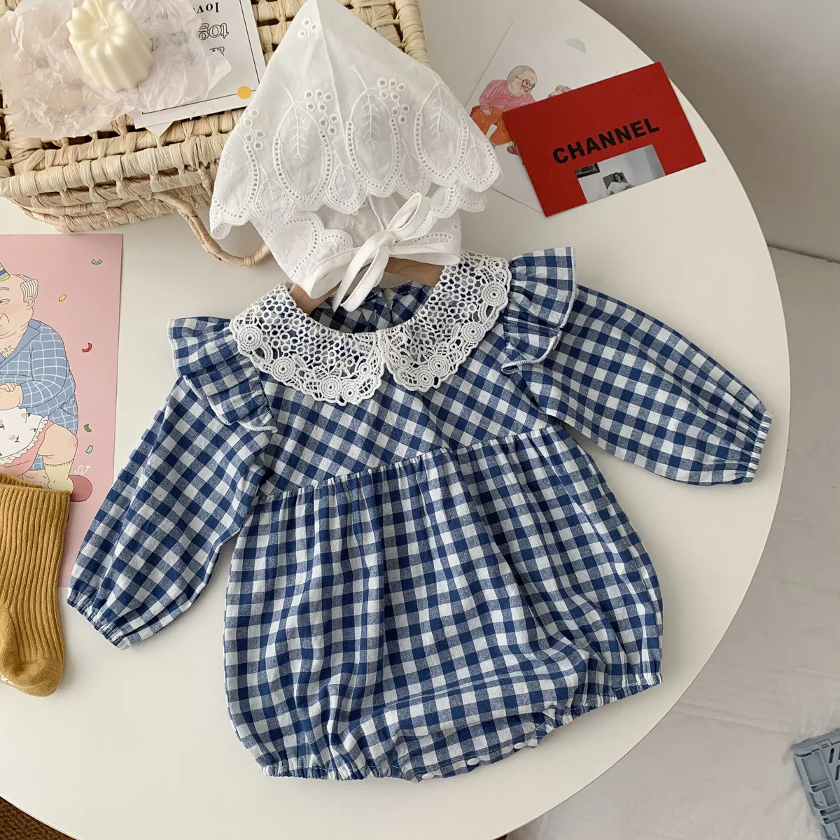 

2021 Ins New Fashion Baby Outwear Rompers Long Sleeve Baby Spring Autumn Bdysuits Baby Jumpsuits Outfit