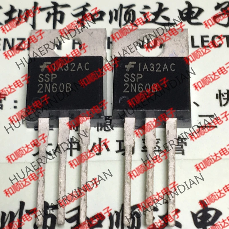 1PCS New and original SSP2N60B TO-220 2A 600V |