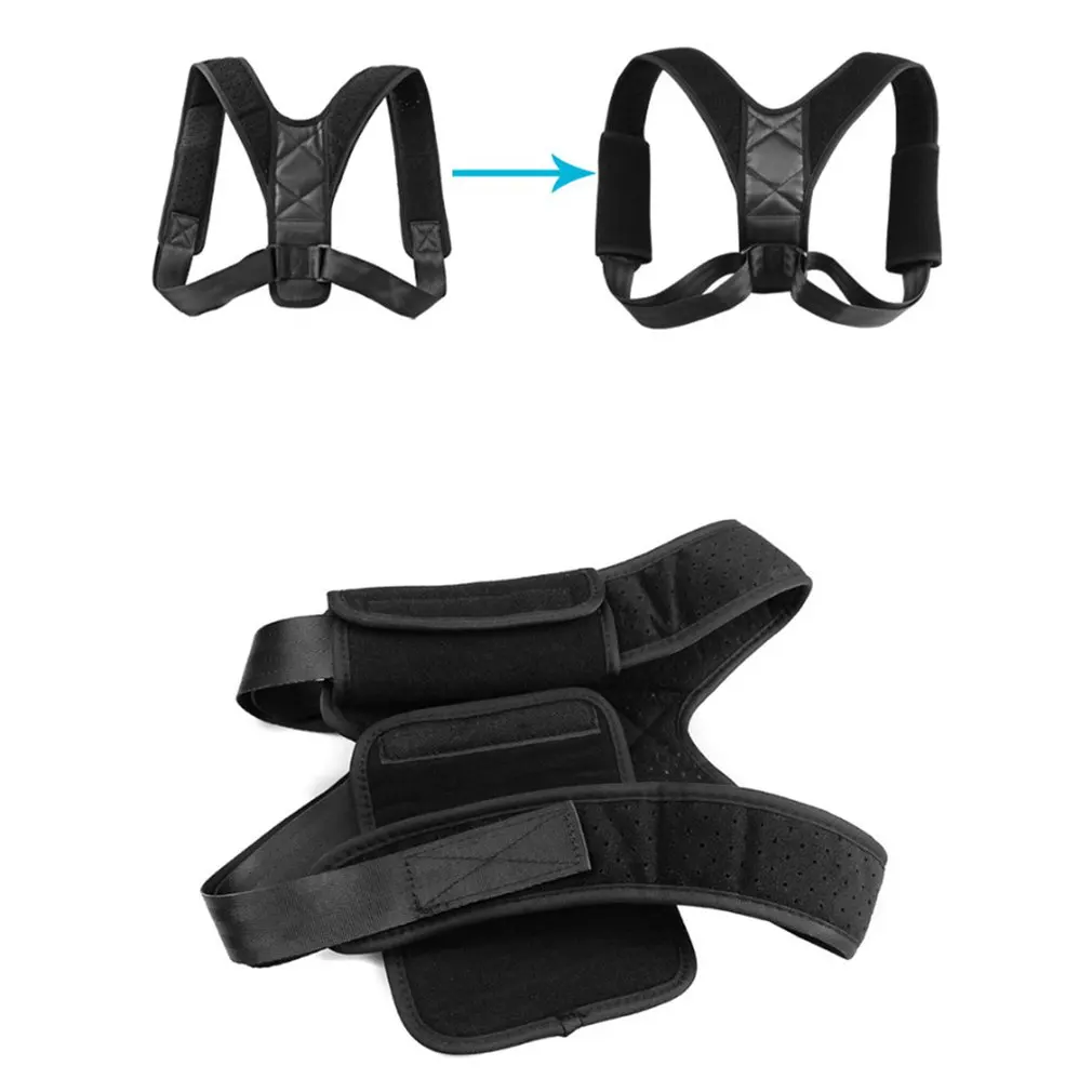 Регулируемый коррекционный корсет Поясничный плечевой для поддержки осанки