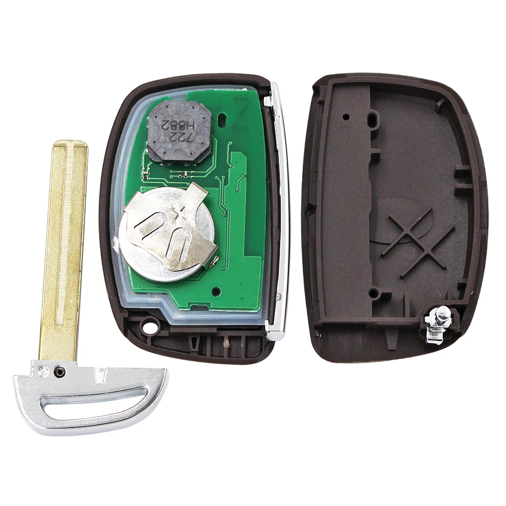 Бесключевой пульт с 3 кнопками FSK433,92МГц ID47 CHIP для Hyundai Tucson 2016 PN: 95440-D3000 с лезвием HY22.