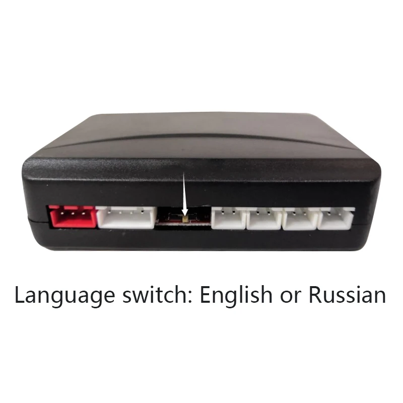 Парктроник автомобильный с светодиодный датчиками и голосовым