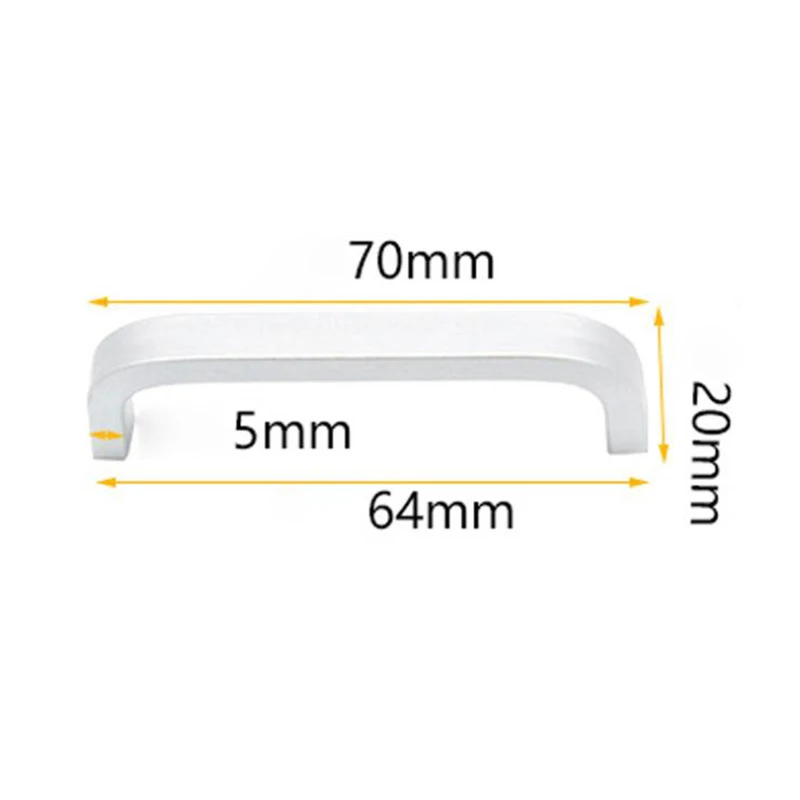 Европейский окисления матовый ручки шкафа Алюминий сплава дверные Кухня ящика