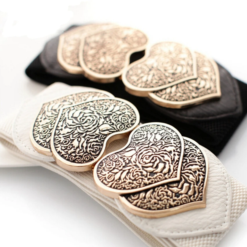 Трендовые эластичные поясные ремни для женщин винтажный эластичный пояс с