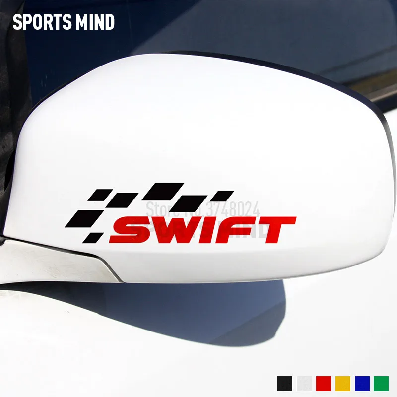 1 пара Виниловая пленка для оклеивания автомобилей Стайлинг Suzuki Swift спортивные
