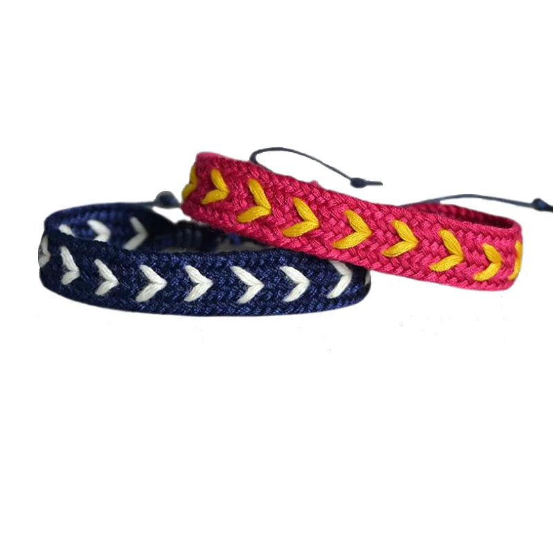 Богемский непальский браслет с нитью в виде сердца ручной работы плетеный шнур