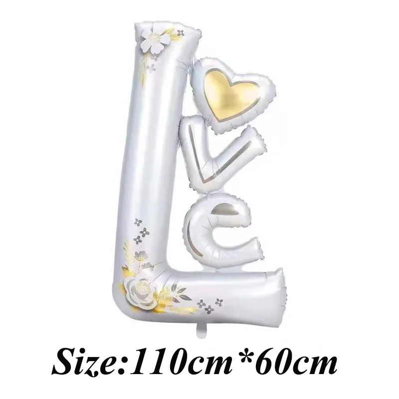 1 шт. фольгированный воздушный шар в романтическом стиле кольцо с бриллиантами на