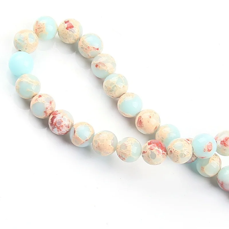 

Natural Loose Spacer Snakeskin Stone Beads for Charms Bracelet Jewelry Making