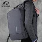 Рюкзак мужскойженский Kingsons, 13 дюймов, 15 дюймов, с USB-разъемом для зарядки, с защитой от кражи, для ноутбука, туристические сумки из полиэфира