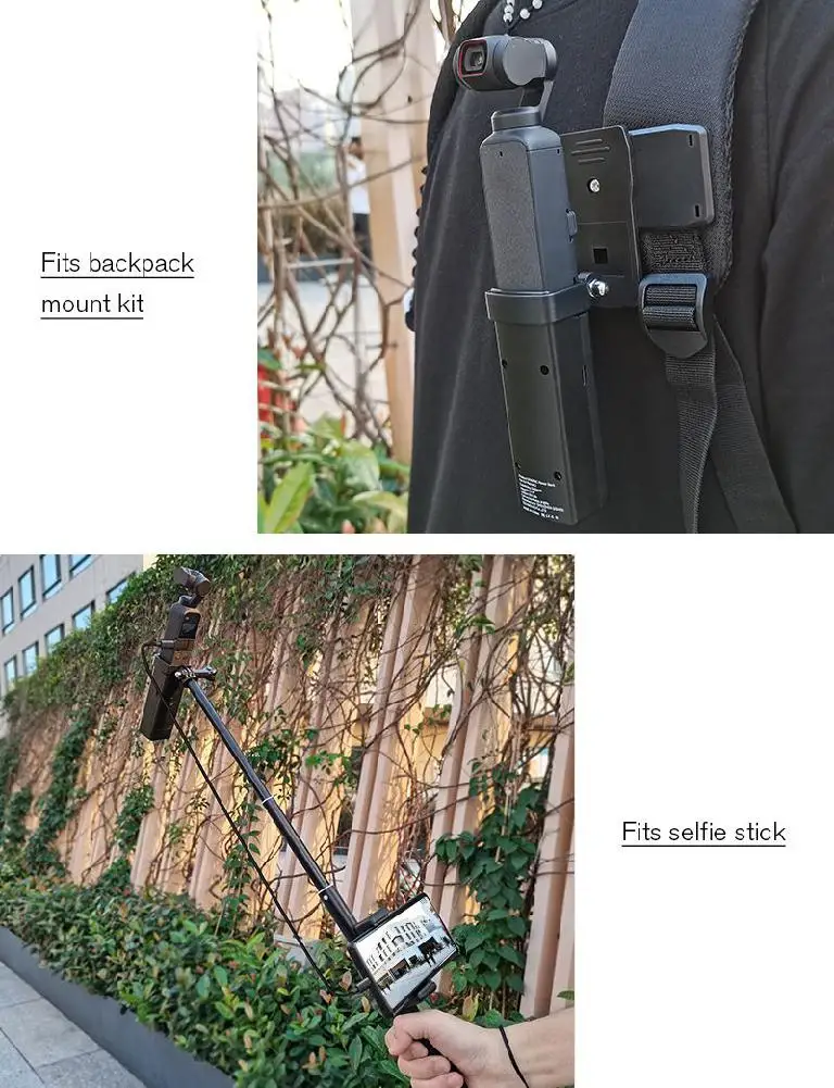 for dji osmo pocket 2 portable charger safety sports camera charging handle mobile power bank extension handle accessories free global shipping