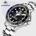 Мужские автоматические часы ADDIESDIVE AD2106 Seamaster NH35 Move Men t C3 светящиеся сапфировые водонепроницаемые механические часы 20 атм