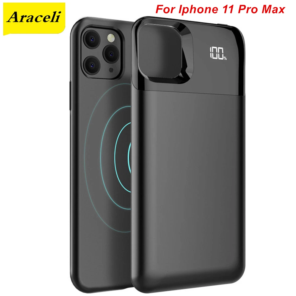 Чехол-аккумулятор для Iphone 11 Pro Max 5500 мАч чехол смартфона внешний аккумулятор
