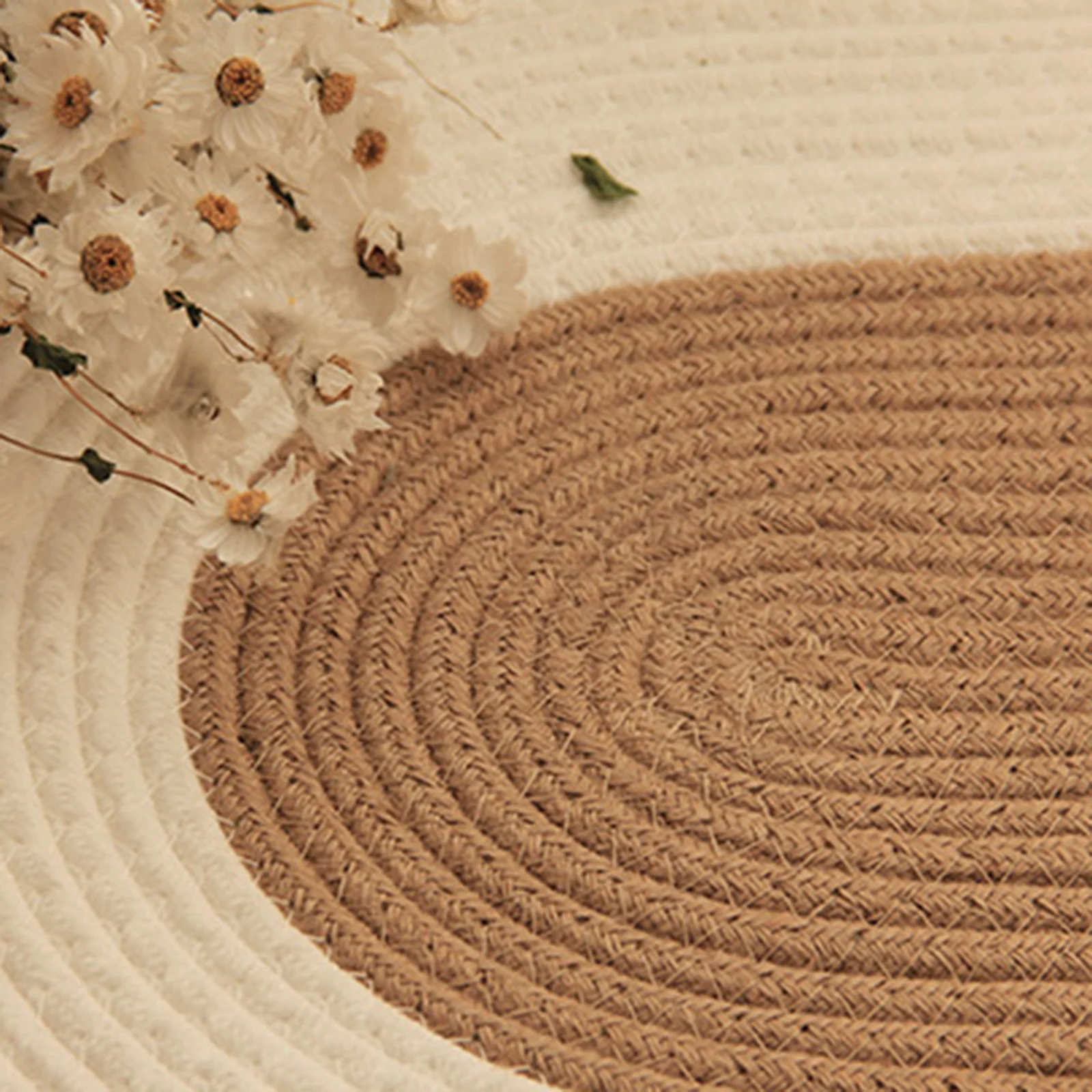 65 см * 45 ручной тканый джутовый пластиковый коврик у входной двери хлопок и лен