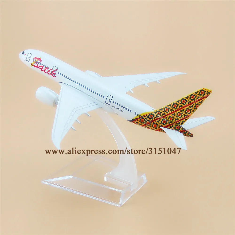 Модель самолета авиакомпании Air Indonesia Batik Airlines B787 модель Боинг 787 металлическая из