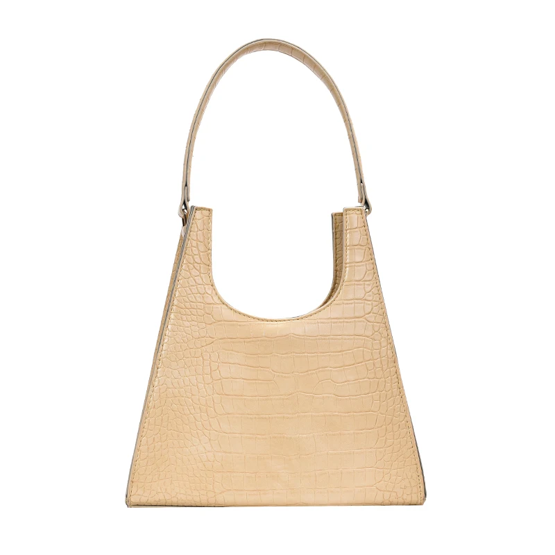 

Women Handbag Retro Alligator Subaxillary Bag Vintage Small Triangle Handbags Female Luxury Crocodile Shoulder Bag LadyA155