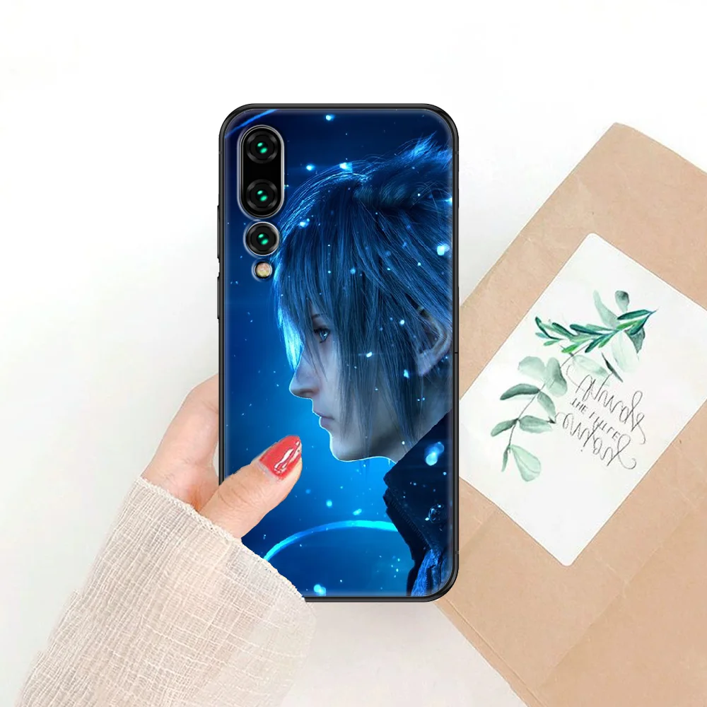 

Game Final Fantasy Phone case For Huawei P Mate P10 P20 P30 P40 10 20 Smart Z Pro Lite 2019 black soft prime fashion cover art